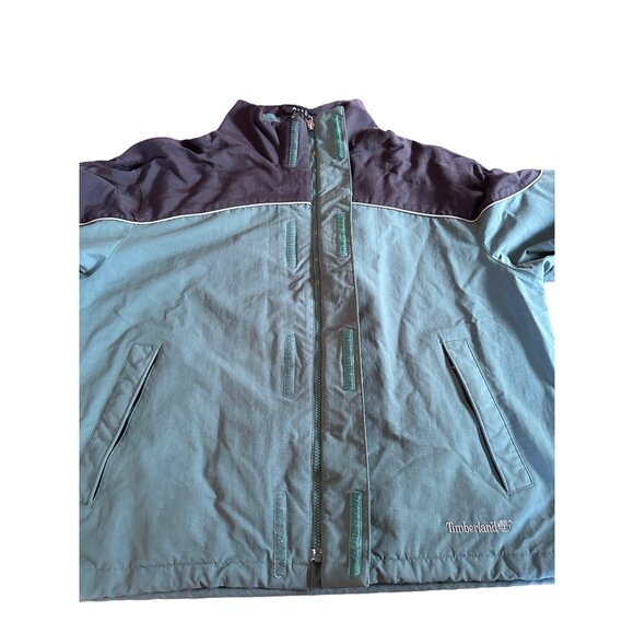 Timberland Jacket Men's XL Green and Black Weathergrear 3 in 1 Exterior Nylon - Picture 11 of 16